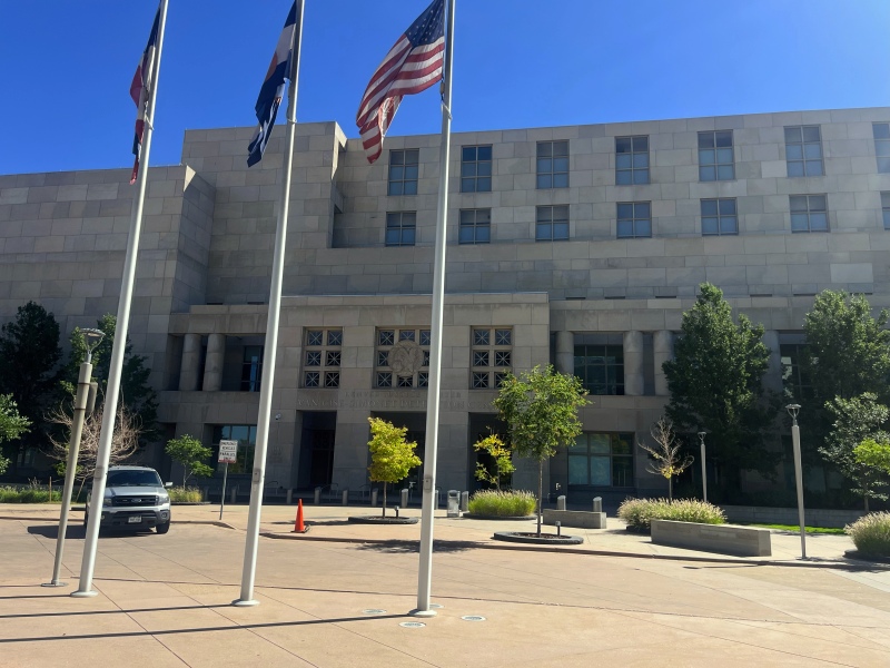 Exterior of Denver County Jail on Smith Road