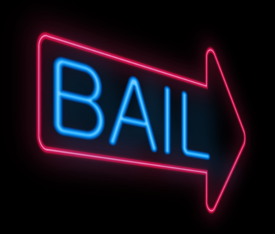 neon bail sign